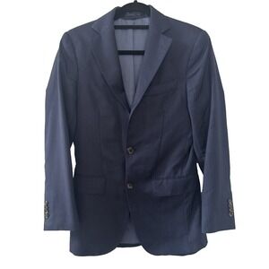 Suitsupply Blazer Men 32R Perennial Sport Coat Navy Pinstripe Wool VBC Italy